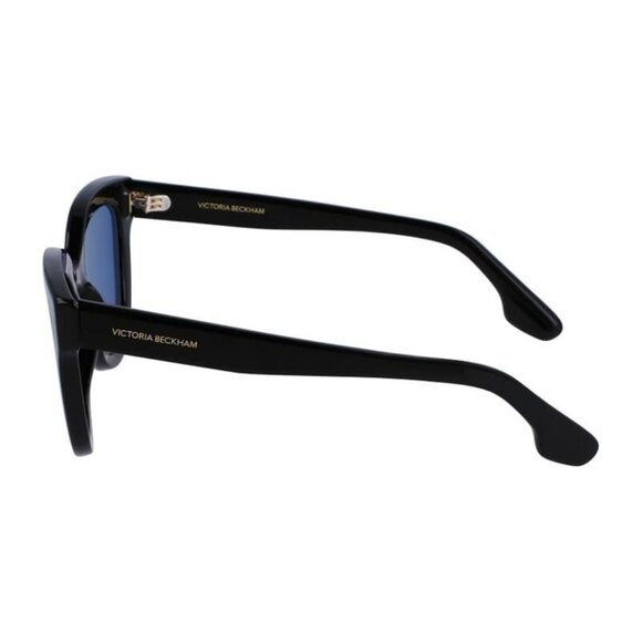 New VICTORIA BECKHAM Black Cat Eye VB649S 001 Sunglasses Women - Picture 3 of 4
